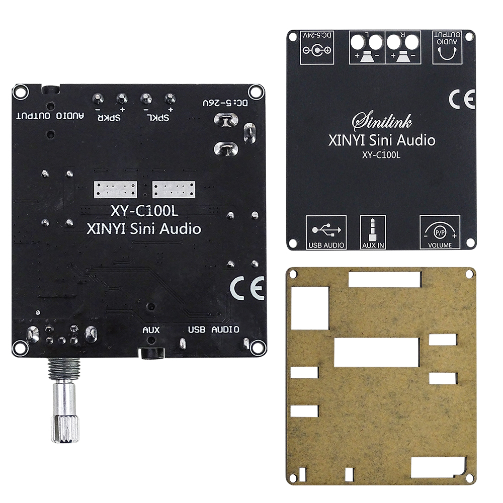 Цифровой усилитель мощности XY-C100L 1 6